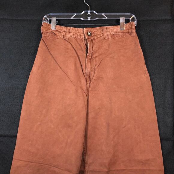 We The Free Womens Pants Brown High Rise Wide Leg 100% Cotton 29 - Picture 2 of 11